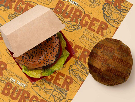 Restaurant Burger Paper